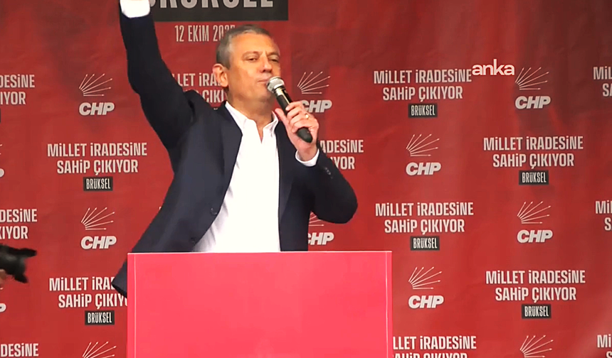 Özgür Özel’den Brüksel’de Güçlü Mesaj: “Demokrasiye Talibiz, Saraylara Değil”