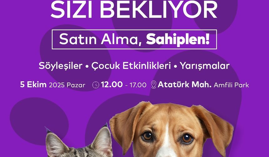 Ataşehir’de Dünya Hayvanları Koruma Günü: “Satın Alma, Sahiplen”
