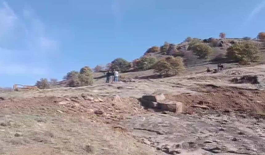 Karakaya Köyü’nde Taş Ocağı Çalışmaları Jandarma Eşliğinde Başladı