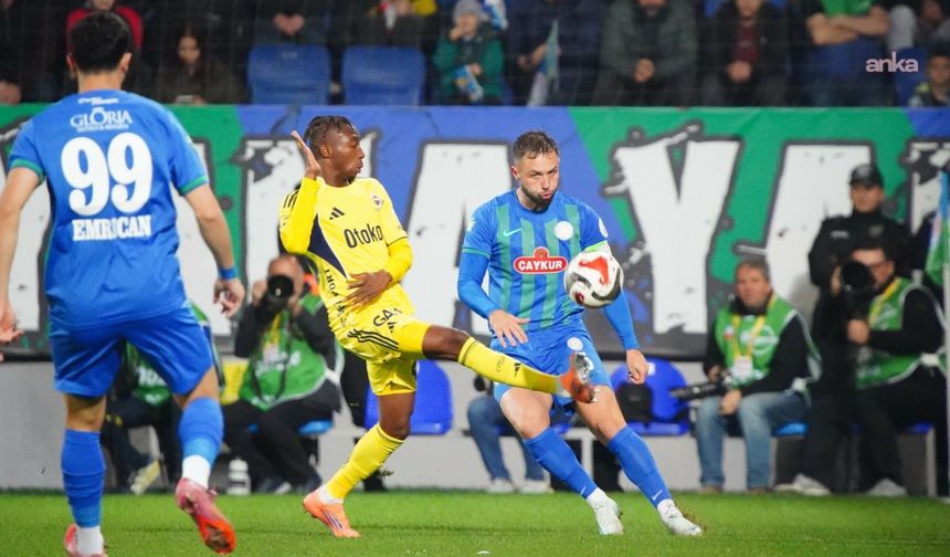 Fenerbahçe deplasmanda Rizespor’u 5-2 mağlup etti