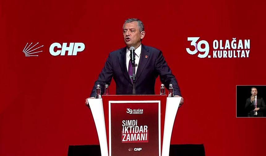 Özgür Özel: “CHP yeni bir siyaset hattında, bu ülkeye iktidarı getireceğiz”