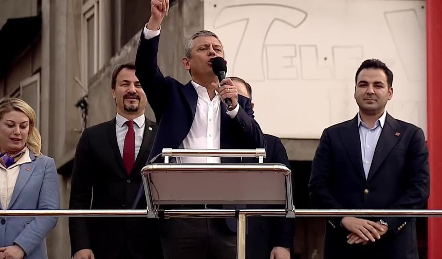 Özgür Özel’den Zonguldak’ta sert çıkış: “CHP’ye kapatma davası iftira, masumiyetin teminatı”