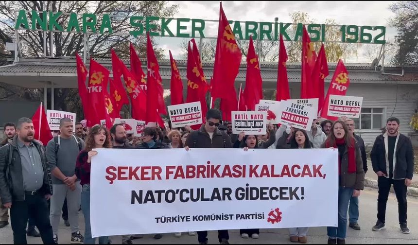 TKP’den NATO Zirvesi Hazırlıklarına Protesto: “Şeker Fabrikası Kalacak, NATO’cular Gidecek”