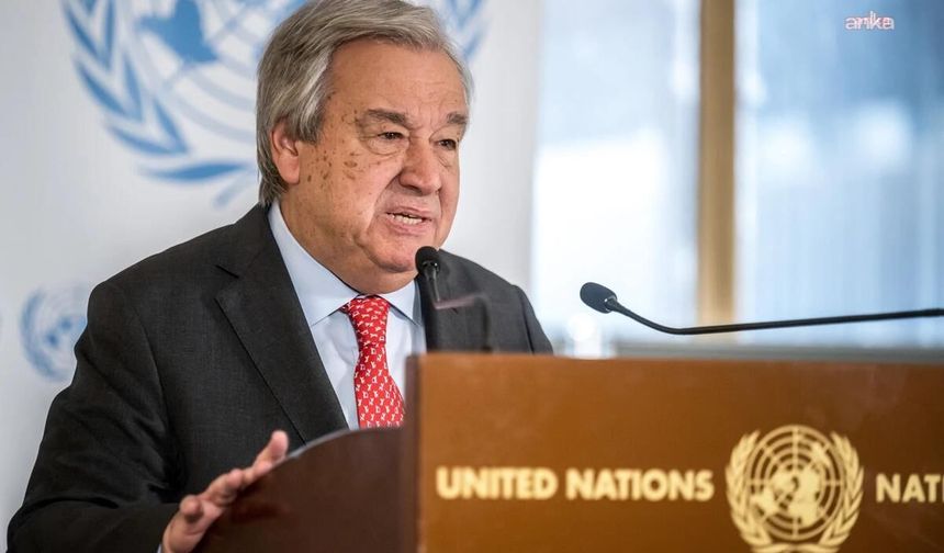 BM Genel Sekreteri Guterres'ten Suriye'deki terör saldırısına kınama