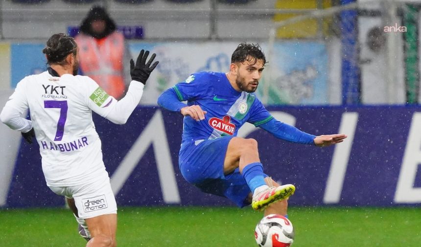 Çaykur Rizespor, Eyüpspor'u 3-0 mağlup etti