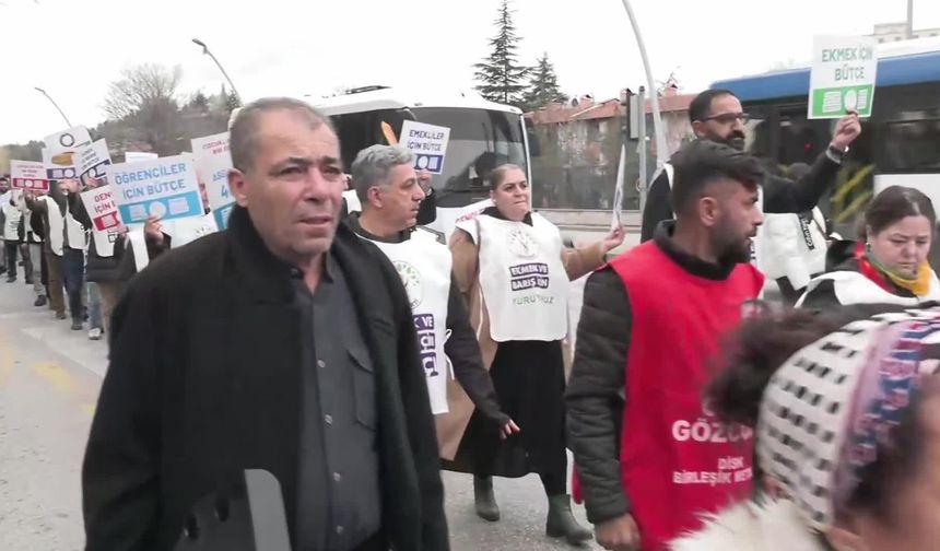 DEM Parti’den Meclis önünde bütçe mesajı: “Savaşa değil, halka bütçe”