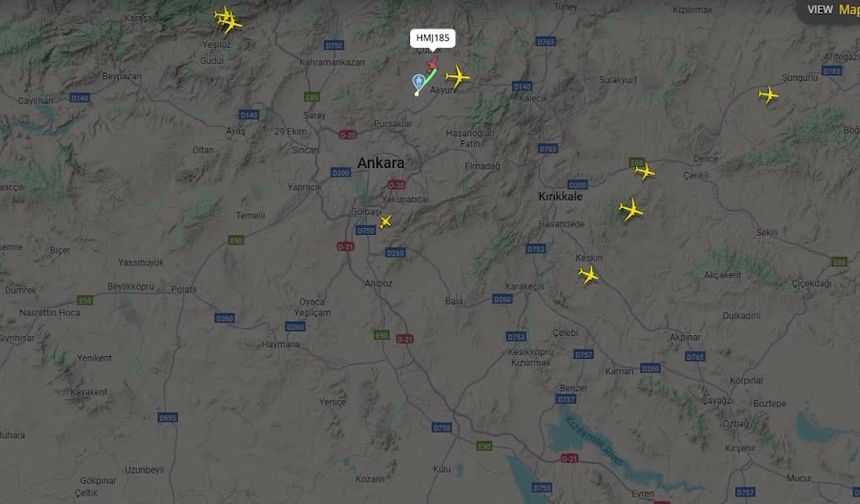 Libya Genelkurmay Başkanı Al-Haddad ve heyetini taşıyan jet Ankara'da düştü