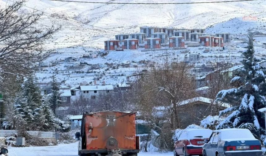 Malatya’da kar ve soğuk hava: Çok sayıda yol trafiğe kapatıldı