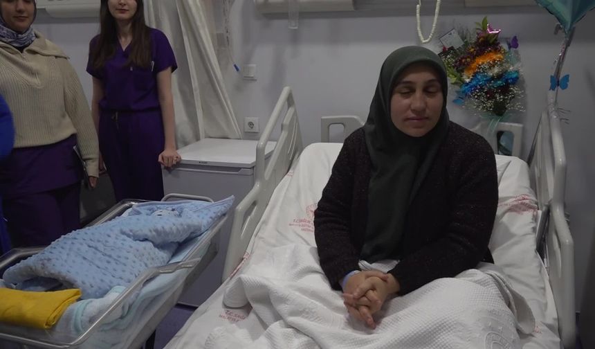 2026 yılının ilk bebeklerinden biri Malatya’da dünyaya geldi