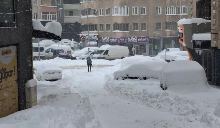 Erzurum’da Kar Felaketi: Bin 167 Yerleşim Yeri Ulaşıma Kapandı