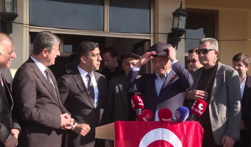 Özgür Özel: Erken seçim istiyoruz