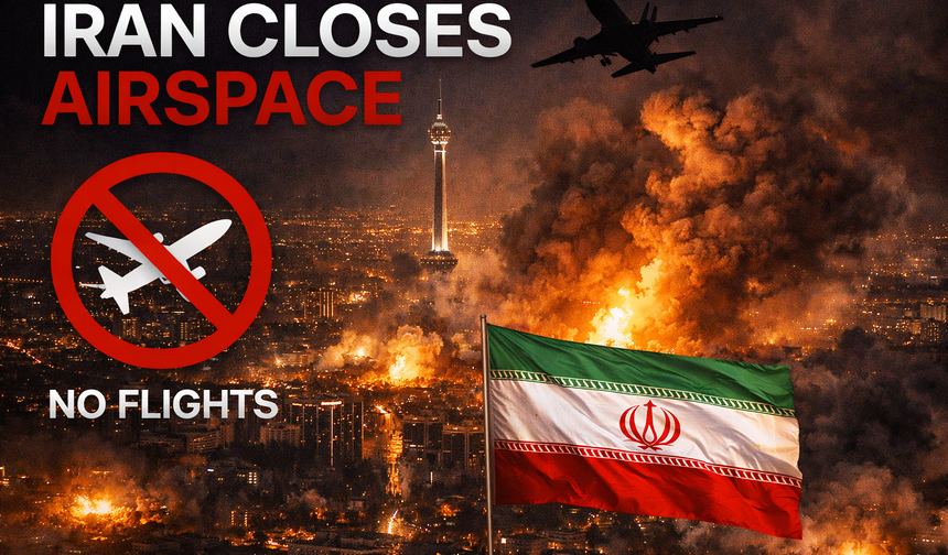 İran Hava Sahası Uçuşlara Kapatıldı: İsrail Saldırısı Sonrası Kritik Karar