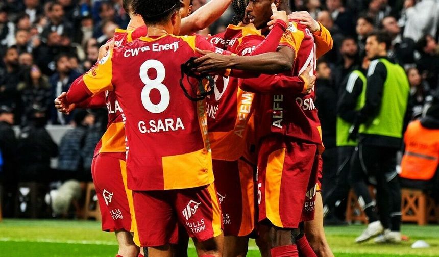 Derbinin galibi, Beşiktaş’ı 1-0 mağlup eden Galatasaray oldu