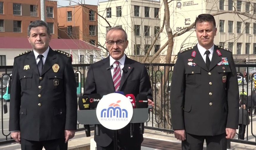 Malatya'da: “Bayram süresince 2 bin 911 kolluk personeli görev yapac