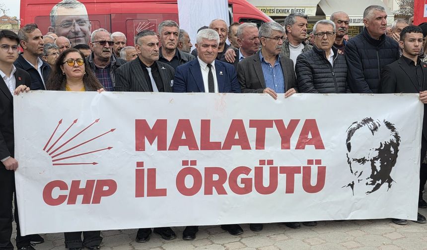 CHP Malatya: “Hukuksuzca kurgulanan bir kumpasla karşı karşıyayız”