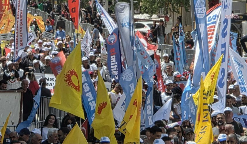 Malatya'da 1 Mayıs kutlaması: 'Daha kararlı, daha onurlu ve daha dirençliyiz''