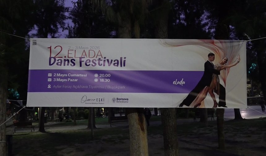 Bornova'da 12. Elada Dans Festivali düzenlendi