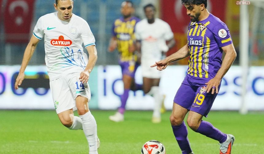 Eyüpspor, Çaykur Rizespor'u 4-0 mağlup etti