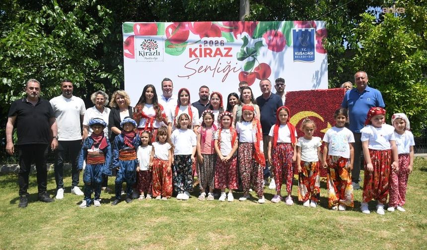 Kuşadası'nda 50 yıllık gelenek geri döndü! Kiraz Şenliği'nde 3 dakikada inanılmaz rekor: Görenler gözlerine inanamadı