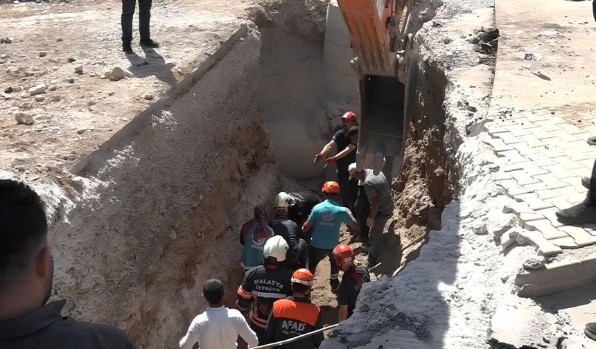 Malatya'da Deprem Konutları Altyapı Çalışmasında Göçük: 2 İşçi Hayatını Kaybetti