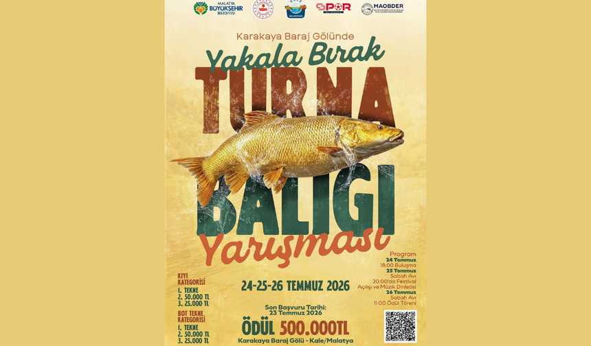 Kale'de Heyecan Başlıyor! Ulusal Fırat Turna Balığı Yarışması İçin Geri Sayım