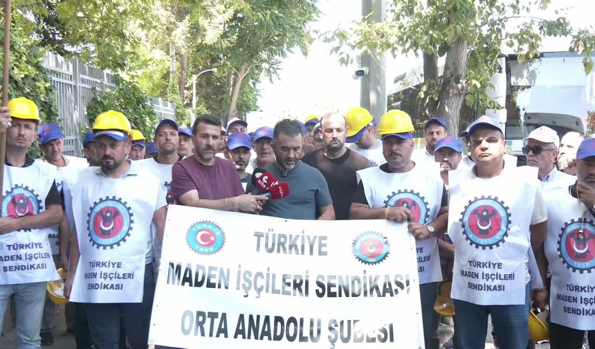 Ankara'da Madenci Alarmi: "Akşam Cevap Gelmezse Eylemin Şiddetini Artıracağız!"