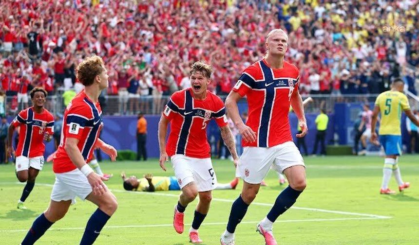 Sambacılara Haaland Şoku! Norveç, Brezilya’yı Turnuvanın Dışına İtti!