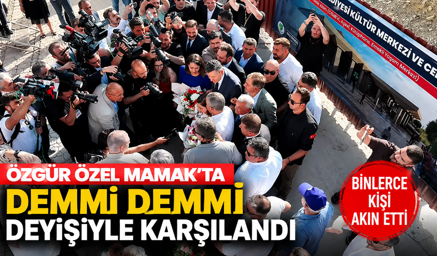 Özgür Özel Ankara’da Deyişlerle Karşılandı: Mamak’ta Cemevi Temeli Atıldı