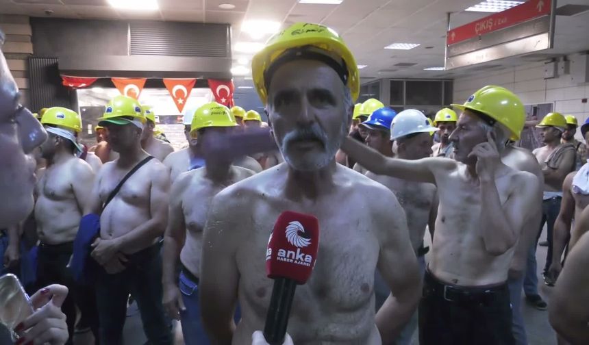 Ankara'da Gece Yarısı İnanılmaz Eziyet: "Parkta Yatan Madencilerin Üzerine Su Sıktılar!"