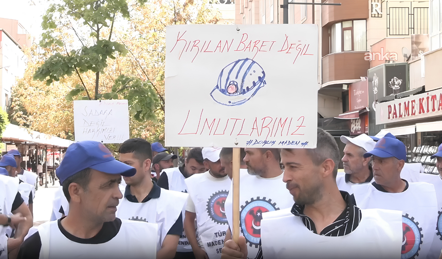 Ankara'da Madenci Direnişi 22. Gününde: "Bu Hafta Ödenmezse Eylemler Şiddetlenecek"