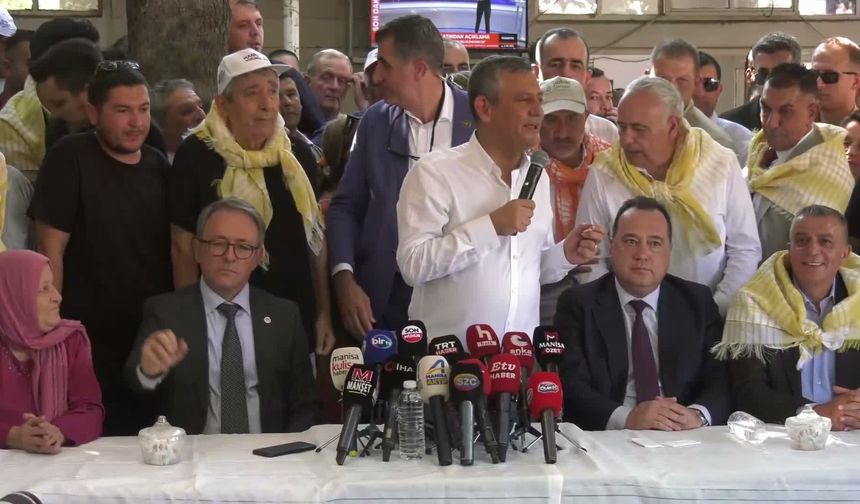 "Geldikten Sonra Bütün Faizleri Sileceğiz": Özgür Özel’den Çiftçilere Dev Vaat!