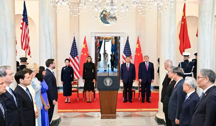 Xi Jinping ve Trump'tan Beyaz Saray'da Tarihi Zirve: "Rekabetimiz Sağlıklı Olmalı"