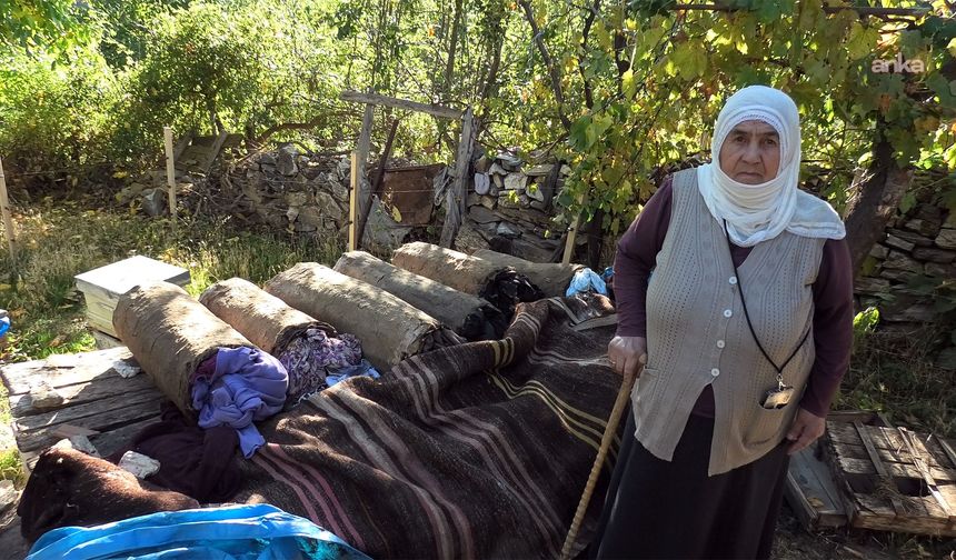 85 Yaşındaki Hatice Nene Dededen Kalma Sepetlerle Kara Kovan Balı Üretiyor