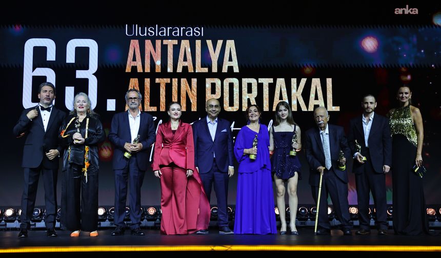 63. Uluslararası Antalya Altın Portakal Film Festivali Coşkuyla Başladı: Onur Ödülleri Sahiplerini Buldu