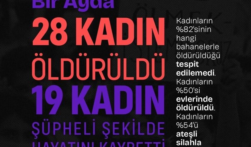 Eylül 2026 Kadın Cinayetleri Raporu Açıkladı: 28 Kadın Katledildi