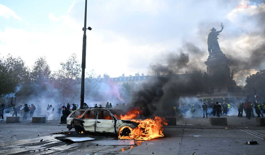 Fransa’da Şiddet Tırmanıyor: Macron İçişleri Bakanı’nın İstifasını Reddetti