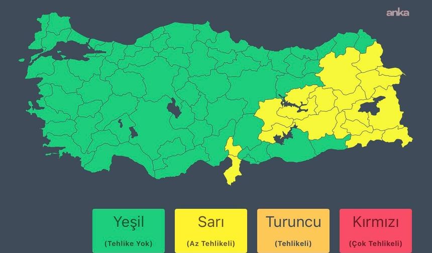 İçişleri Bakanlığı’ndan Malatya Dahil Çok Sayıda İl İçin Alarm: 6 Ekim Salı Günüye Dikkat!