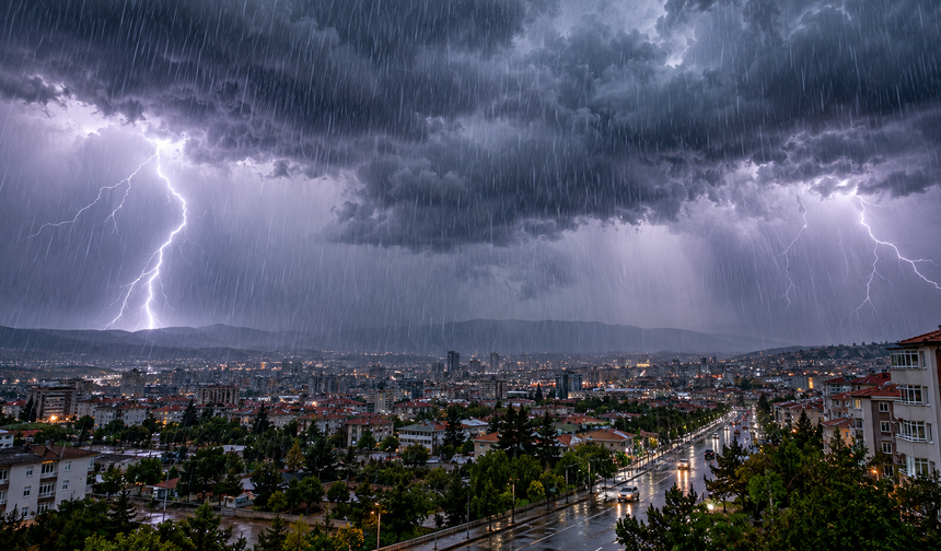 Meteoroloji'den Malatya İçin Sarı Kodlu Uyarı: Şiddetli Sağanak ve Sel Riski Geliyor