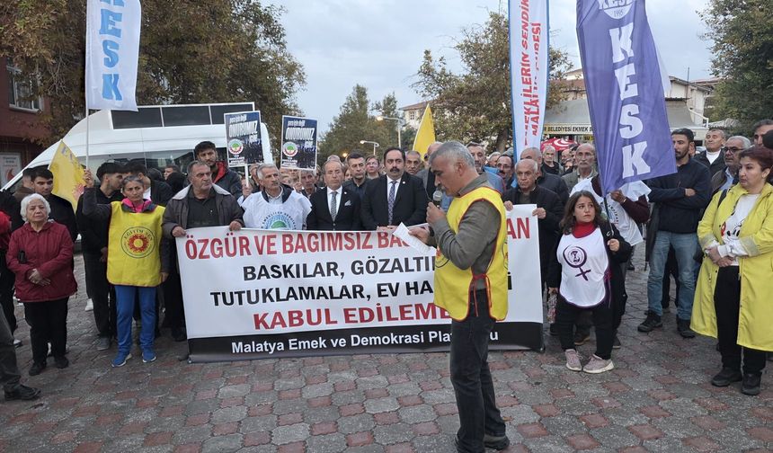 Malatya’dan Halk TV’ye Kayyım Tepkisi: “Özgür Basın Sansüre Boyun Eğmez”