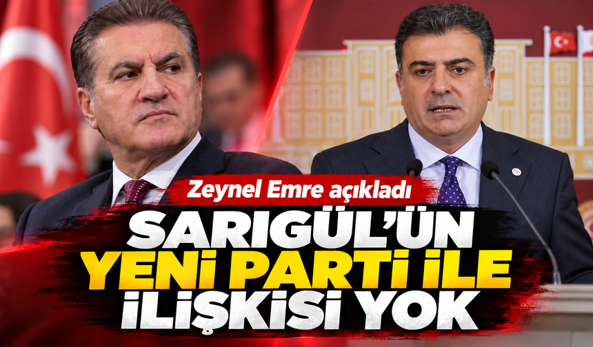 YENİ Parti'den Mustafa Sarıgül açıklaması: “Şu anda partimizle bir ilişkisi bulunmamaktadır”
