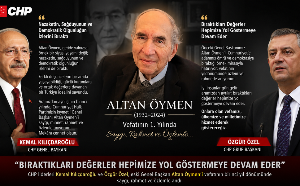 "Bıraktıkları Değerler Hepimize Yol Göstermeye Devam Eder"
