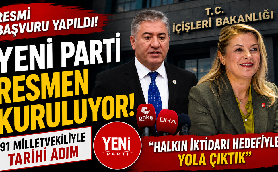 YENİ Parti Resmen Kuruluyor! Murat Emir ve Asu Kaya Kuruluş Başvurusunu Yaptı