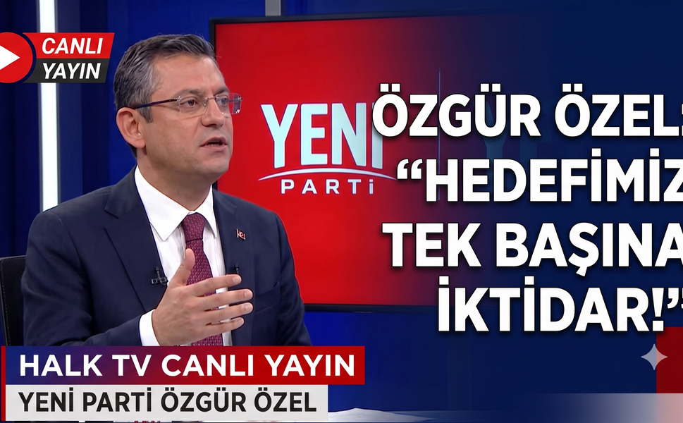 ""Halk Siyaset İçin Bir Dekor Değil": YENİ Parti Lideri Özgür Özel'den Flaş Açıklamalar
