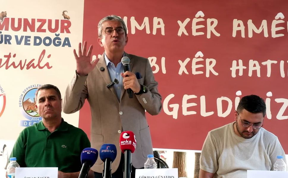 YENİ Parti Grup Başkanvekili Gökhan Günaydın Tunceli’de Konuştu: "Adil ve Onurlu Bir Barışı Kurmalıyız"