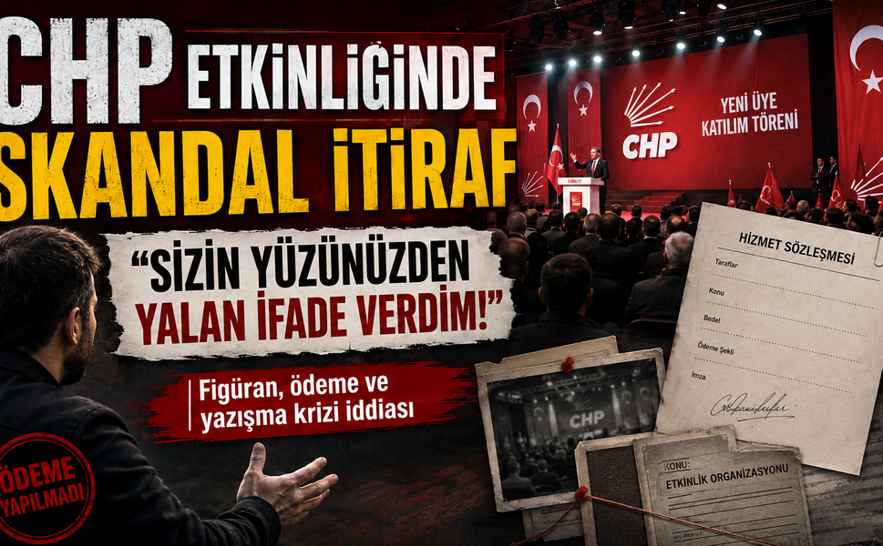 CHP Etkinliğinde Skandal İtiraf: "Sizin Yüzünüzden Yalan İfade Verdim!"