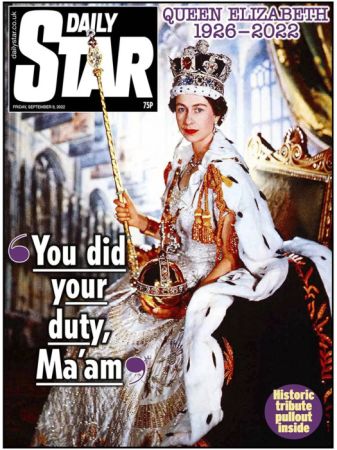 <p>Daily Star gazetesi ise "Görevinizi yaptınız hanımefendi" başlığını atarak gazetenin kırmızı olan logosunu siyaha çevirdi.</p>
</p>