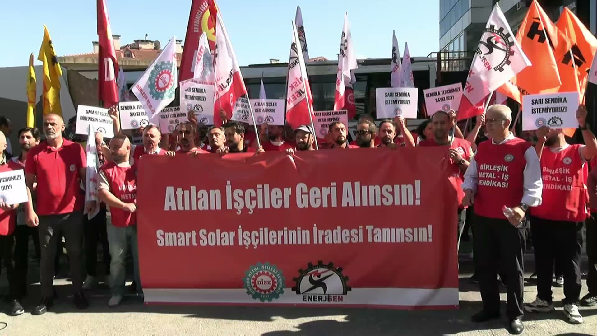 Smart Solar’daki Sendika Direnişi İstanbul’a Taşındı: "Dost Elini Sıkmazlarsa Kavgaya Hazırız"
