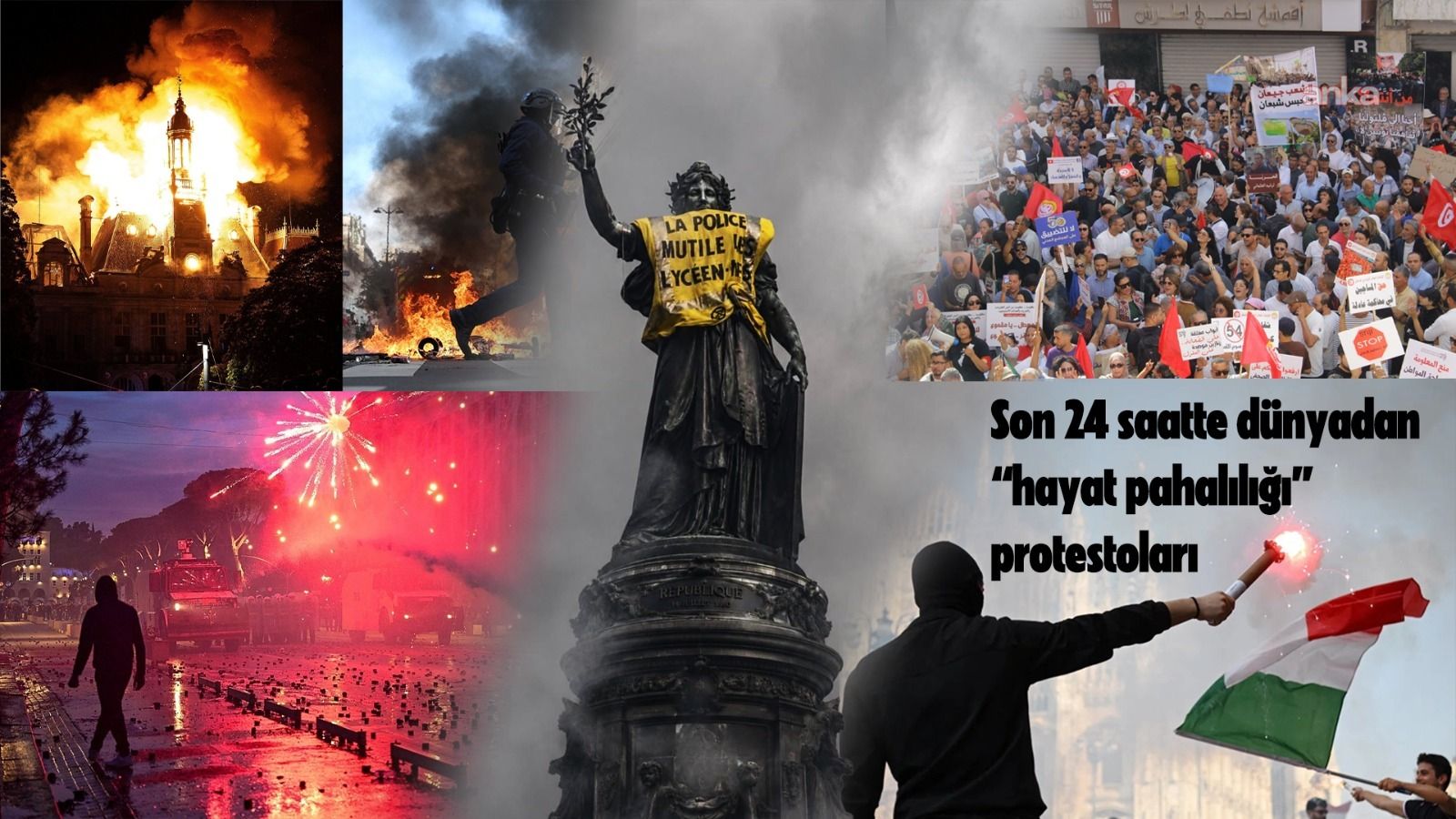 Küresel İsyan Dalgası Büyüyor: 8 Ülkede Birden Sokaklar Karıştı, Yüzlerce Gözaltı!